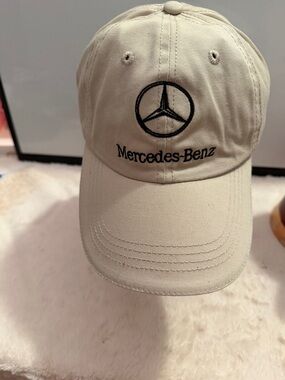 Mercedes-Benz Men's Beige Baseball Cap